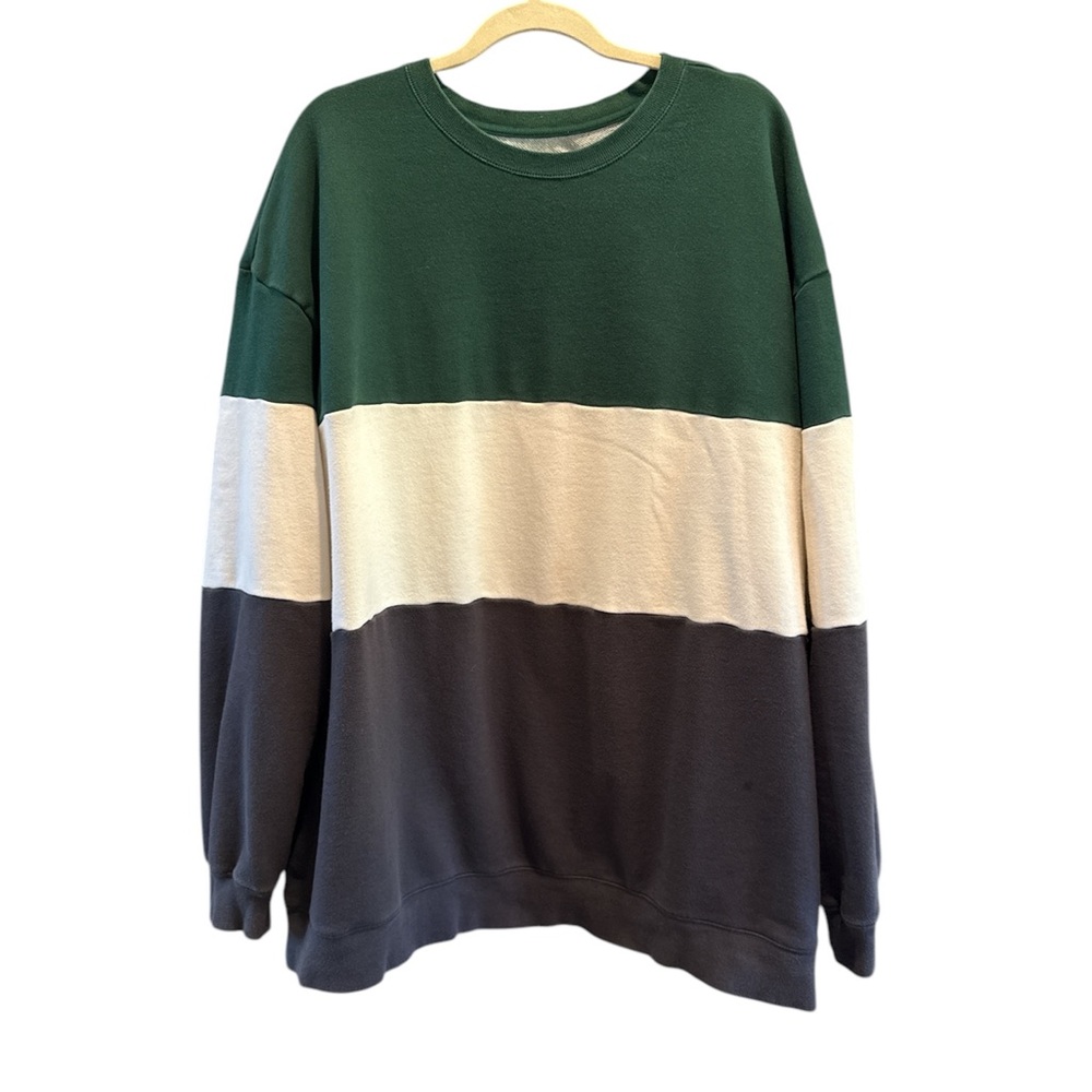 Original Use Men’s French Terry Cotton Blend Crewneck Sweatshirt 3XL Tall